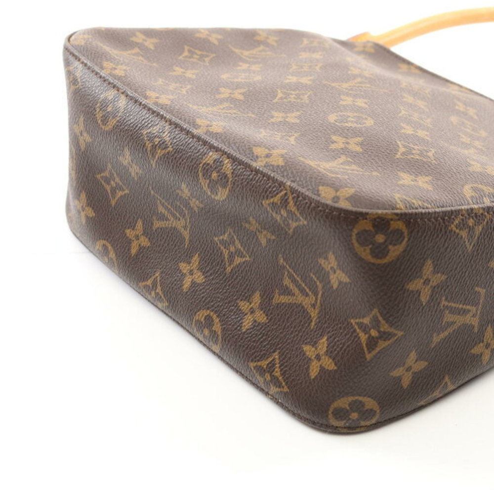 Louis Vuitton Brown Leather Looping Bag Monogram Shoulder - Picture 6 of 7